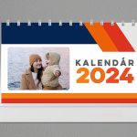 Kalendár nástenný mesačný orange 2024 1