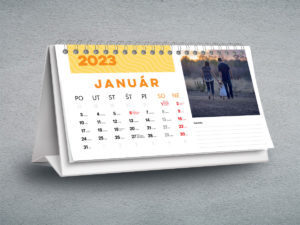 kalendar stolovy mesacny yellow 2023 2