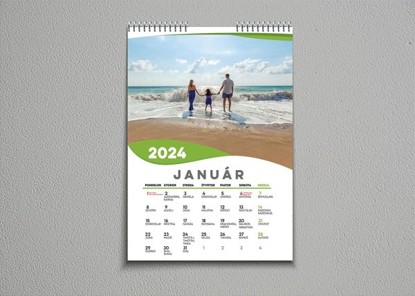 nastenny kalendar green 2024 2