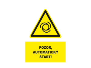 pozor automaticky start text 1