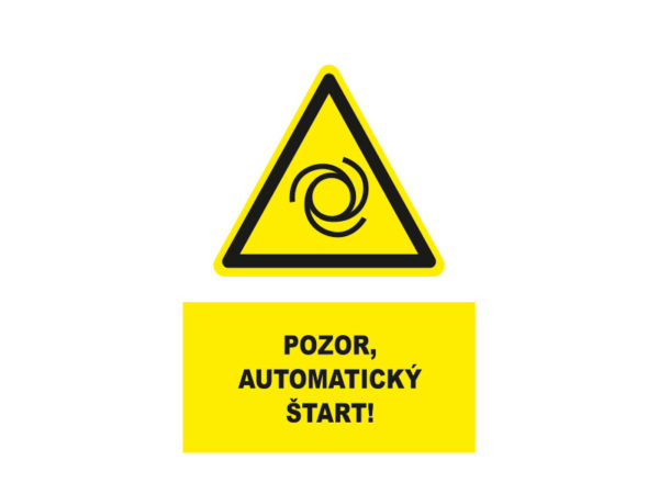 pozor automaticky start text 1