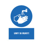 Umy si ruky! text