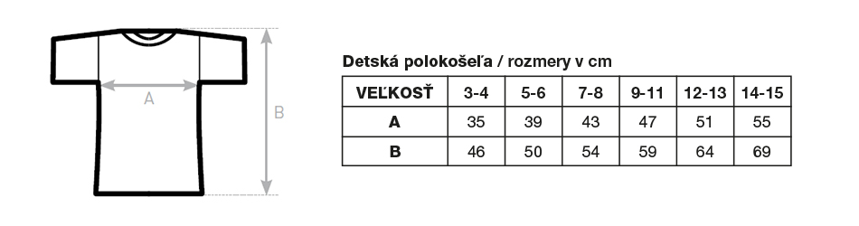 Polokošeľa detská