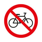 Zákaz vstupu s bicyklom