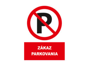 Zákaz parkovania
